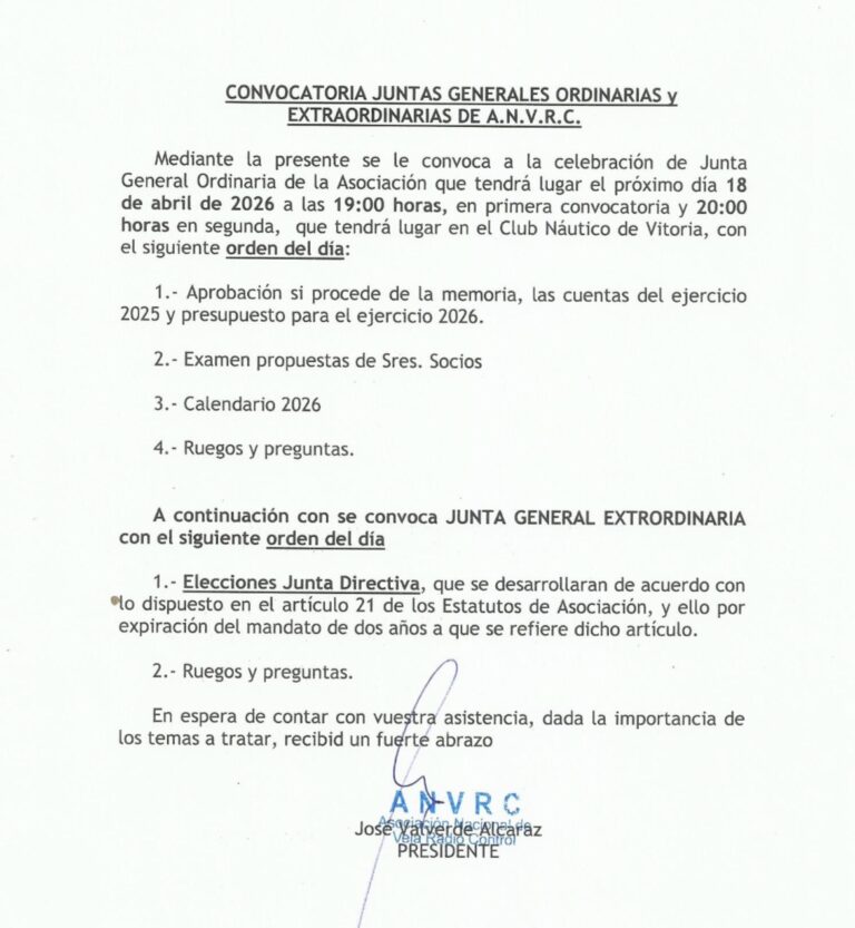Convocatoria Juntas Generales 2026